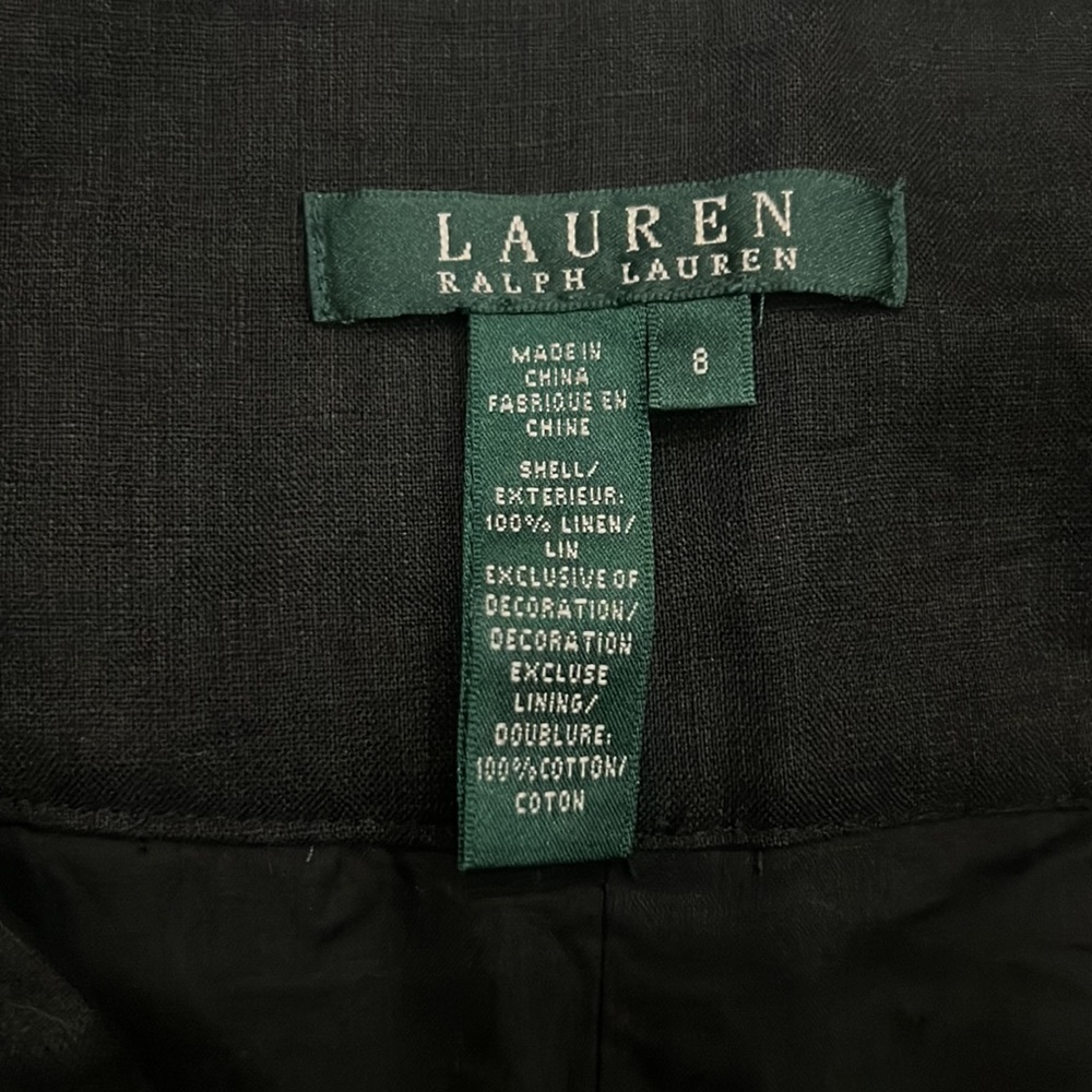Rare Ralph Lauren vintage linen skirt, EUC - Picture 5 of 5
